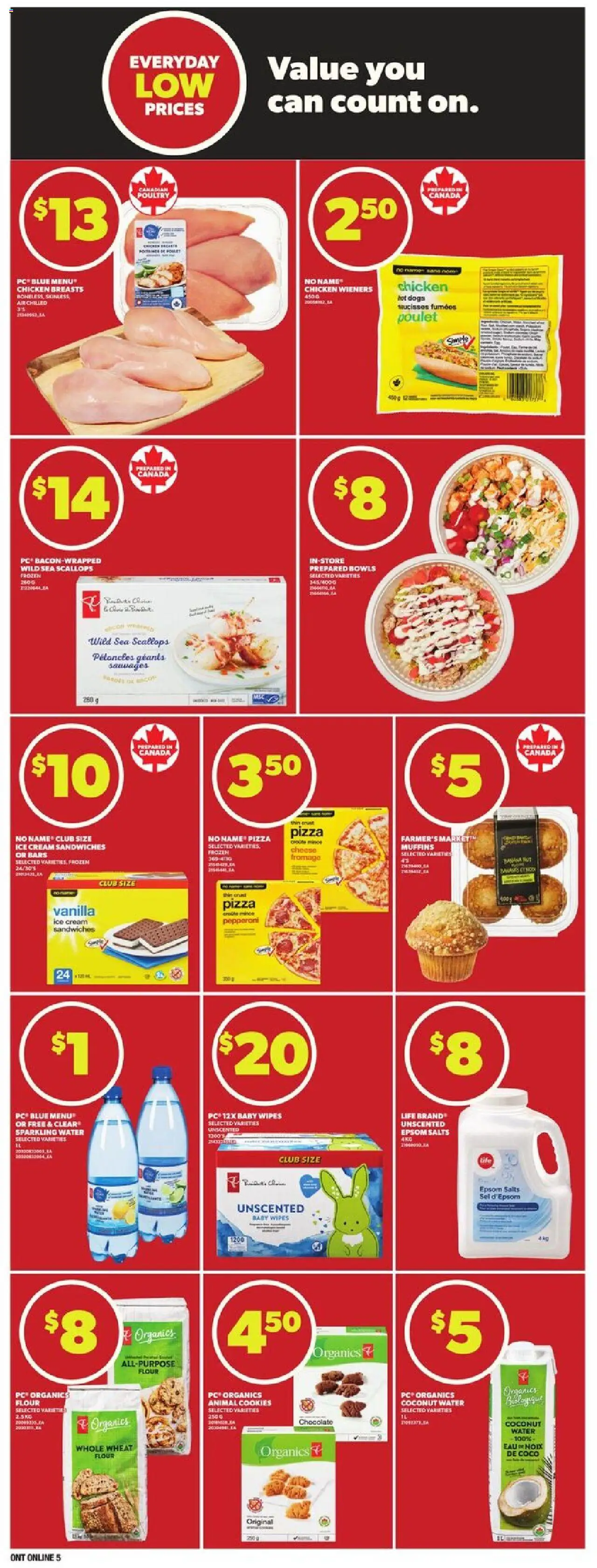 Loblaws flyer valid from 25.09.2025 | Page: 12 | Products: Cream, Ice cream, PC, Chocolate
