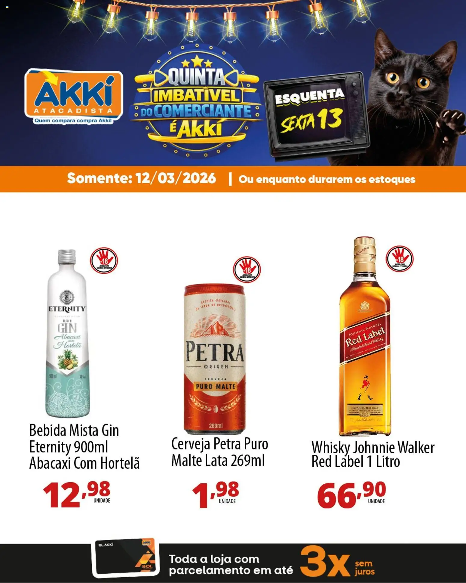 Akki Atacadista Folheto - válido de 12.03.2026 | Página: 5 | Produtos: Hortelã, Cerveja, Abacaxi, Bebida