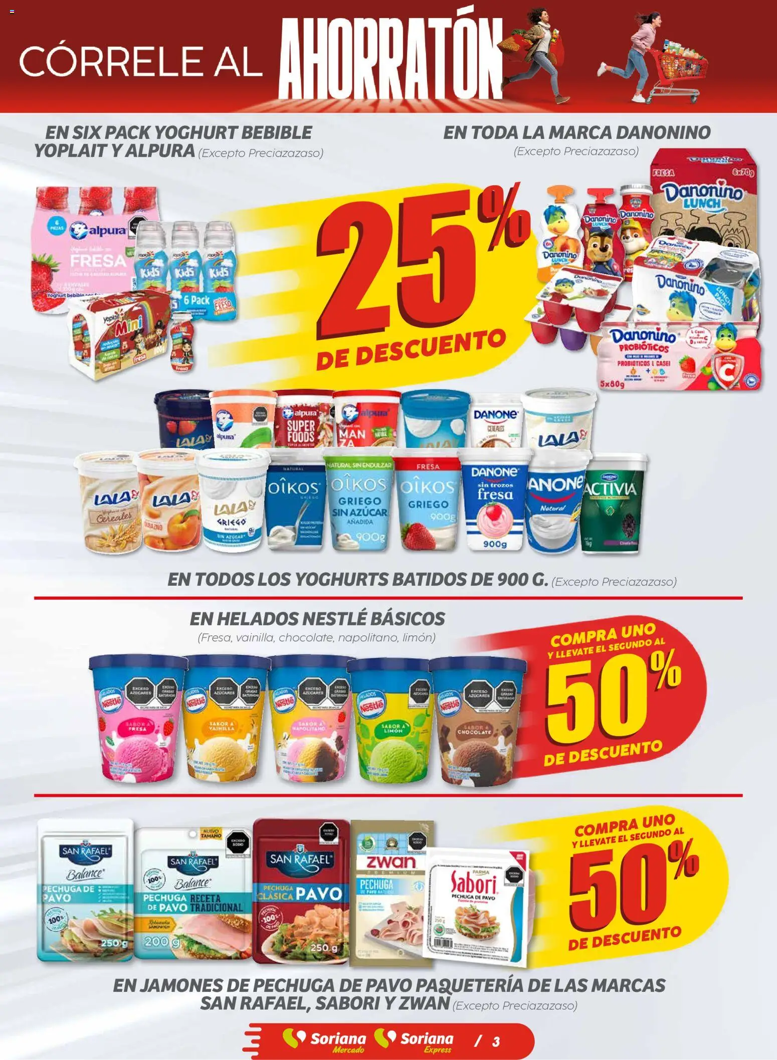 Nuevas ofertas de Soriana válidas en toda la República Mexicana desde el 15.11.2025. ¡Encuentra las mejores ofertas en Soriana - Ahorratón Mercado: Saltillo y Torreón! | Página: 3