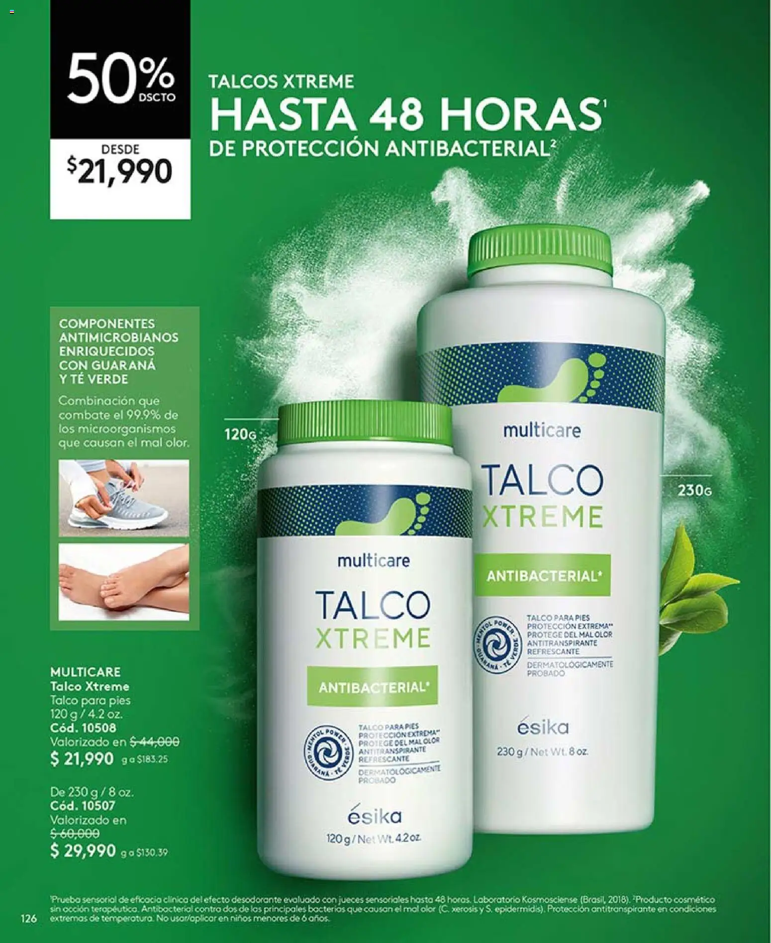 Ésika revista - valida desde el 13.03.2026 | Página: 126 | Productos: Té, Combinación, Desodorante, Antitranspirante