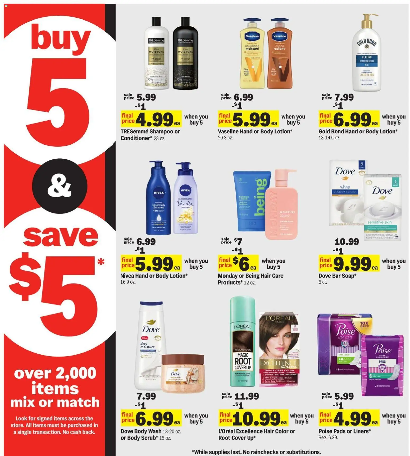 Meijer Weekly Ad - valid from 28.01.2026 | Page: 16 | Products: Concealer, Shampoo, Hair color, Body Wash