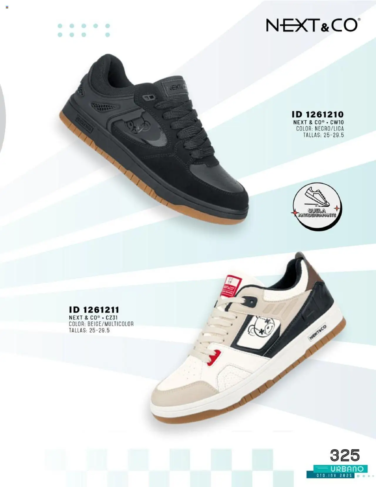 Nuevas ofertas de Price Shoes válidas en toda la República Mexicana desde el 24.07.2025. ¡Encuentra las mejores ofertas en Price Shoes catálogo Urbano otoño / invierno 2025! | Página: 325