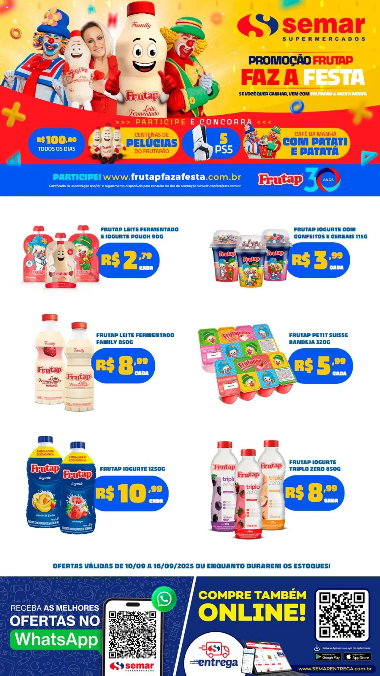 Semar Supermercado Folheto - válido de 10.09.2025 | Página: 1 | Produtos: Café, Cereais, Salada, Bandeja