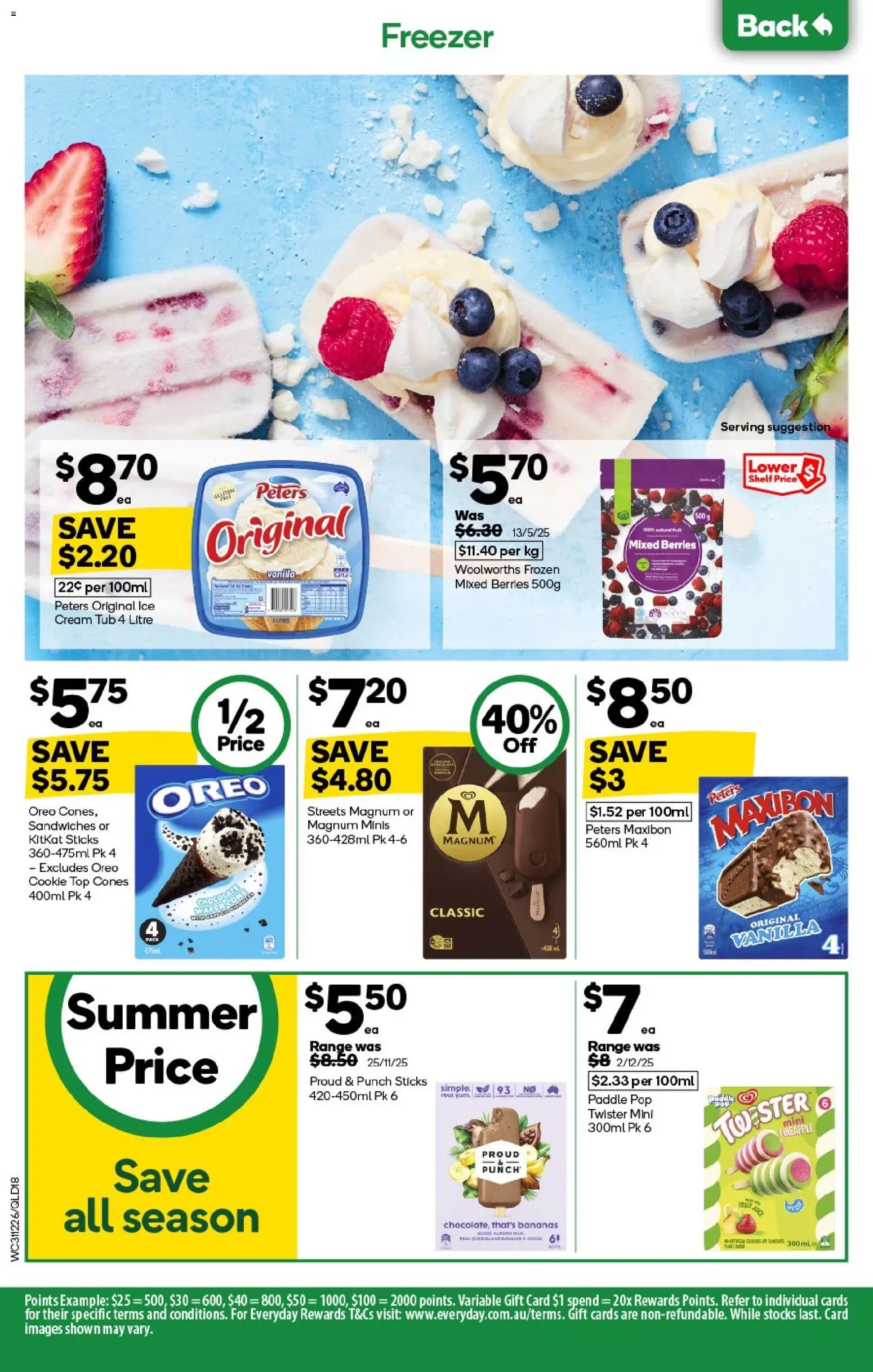 Woolworths catalogue - valid from 31.12.2025 | Page: 18 | Products: Shelf, Bananas, Rice, Ice cream