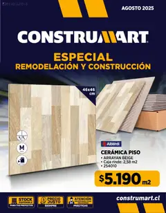 Construmart ofertas  válido desde el 01.08.2025
