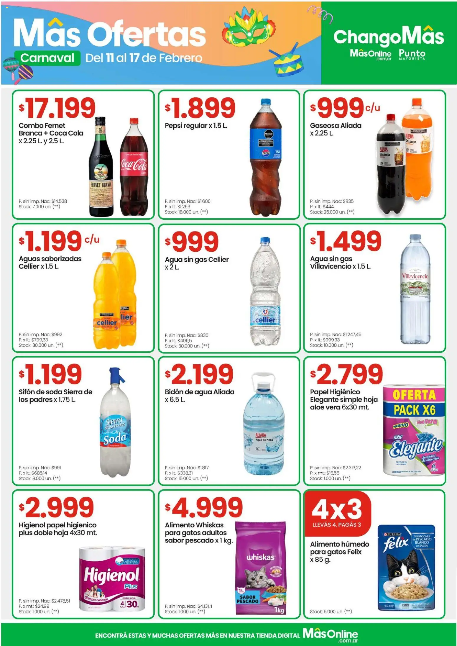 Changomas ofertas │ válido desde el 11.02.2026 | Página: 8 | Productos: Mesa, Soda, Agua, Sierra