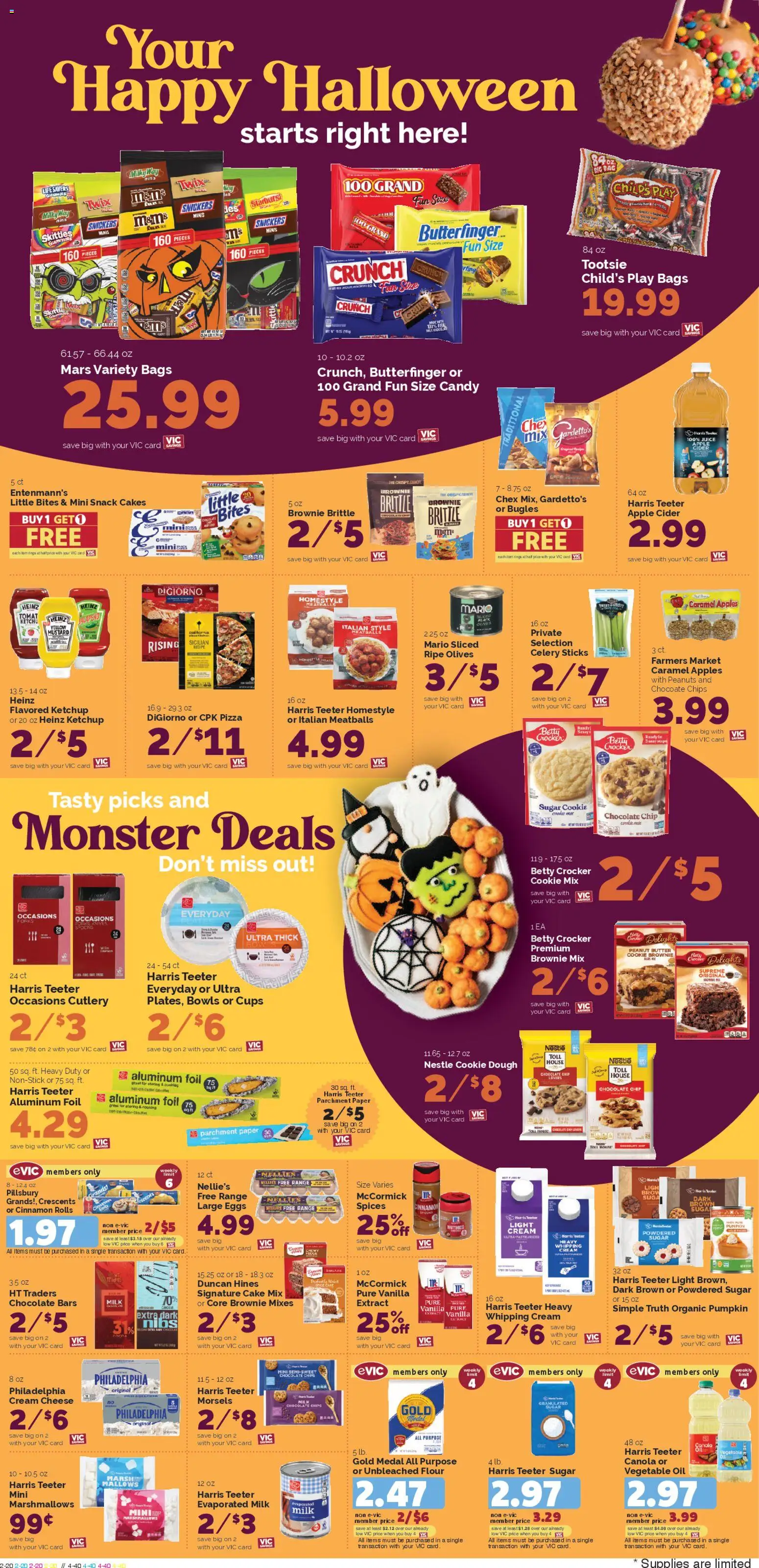 Harris Teeter Weekly Ad - SC - valid from 22.10.2025 | Page: 6 | Products: Butter, Cheese, Eggs, Chocolate Chip