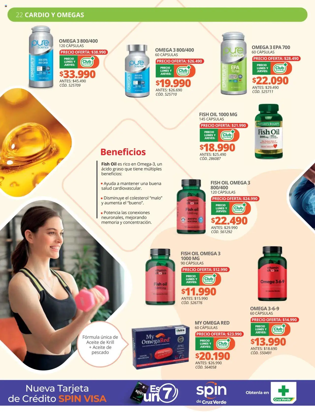 Ofertas Invierno Cruz Verde │ válido desde el 01.08.2025 | Página: 22 | Productos: Pescado, Aceite