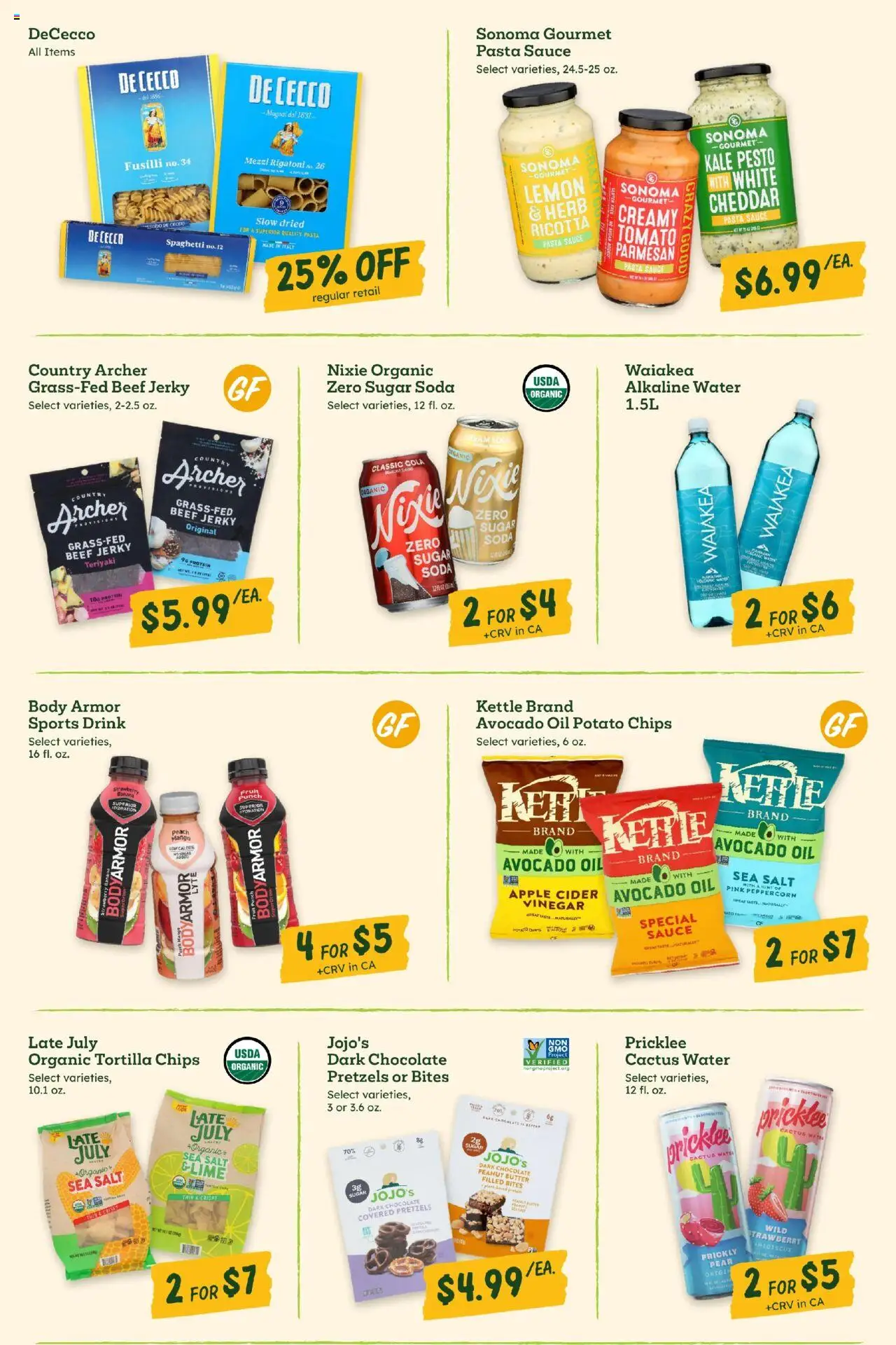 Sprouts Monthly Ad - valid from 31.07.2025 | Page: 16 | Products: Kale, Beef, Pear, Kettle