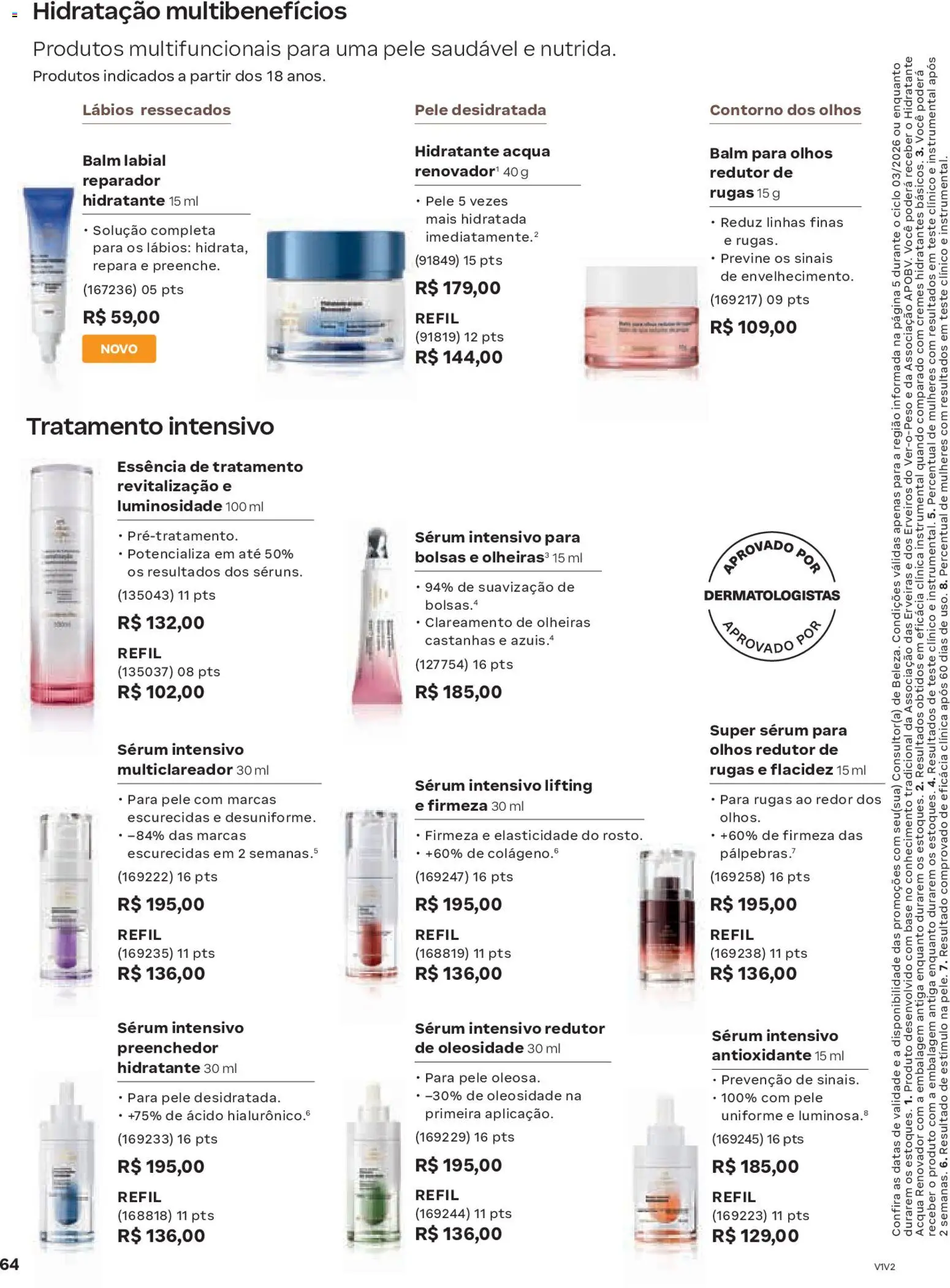 Natura Folheto - válido de 04.02.2026 | Página: 64 | Produtos: Castanhas, Base, Sérum