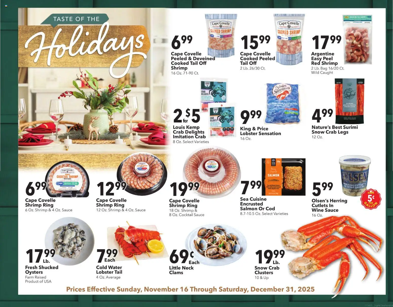 Cash Wise Taste of the Holidays - valid from 16.11.2025 | Page: 1