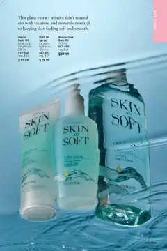 Preview of Gelled Body Oil, Dries to a silky finish. 200 ml from shop Avon valid from 23.10.2025 | Page: 131 | Products: Bath, Oil