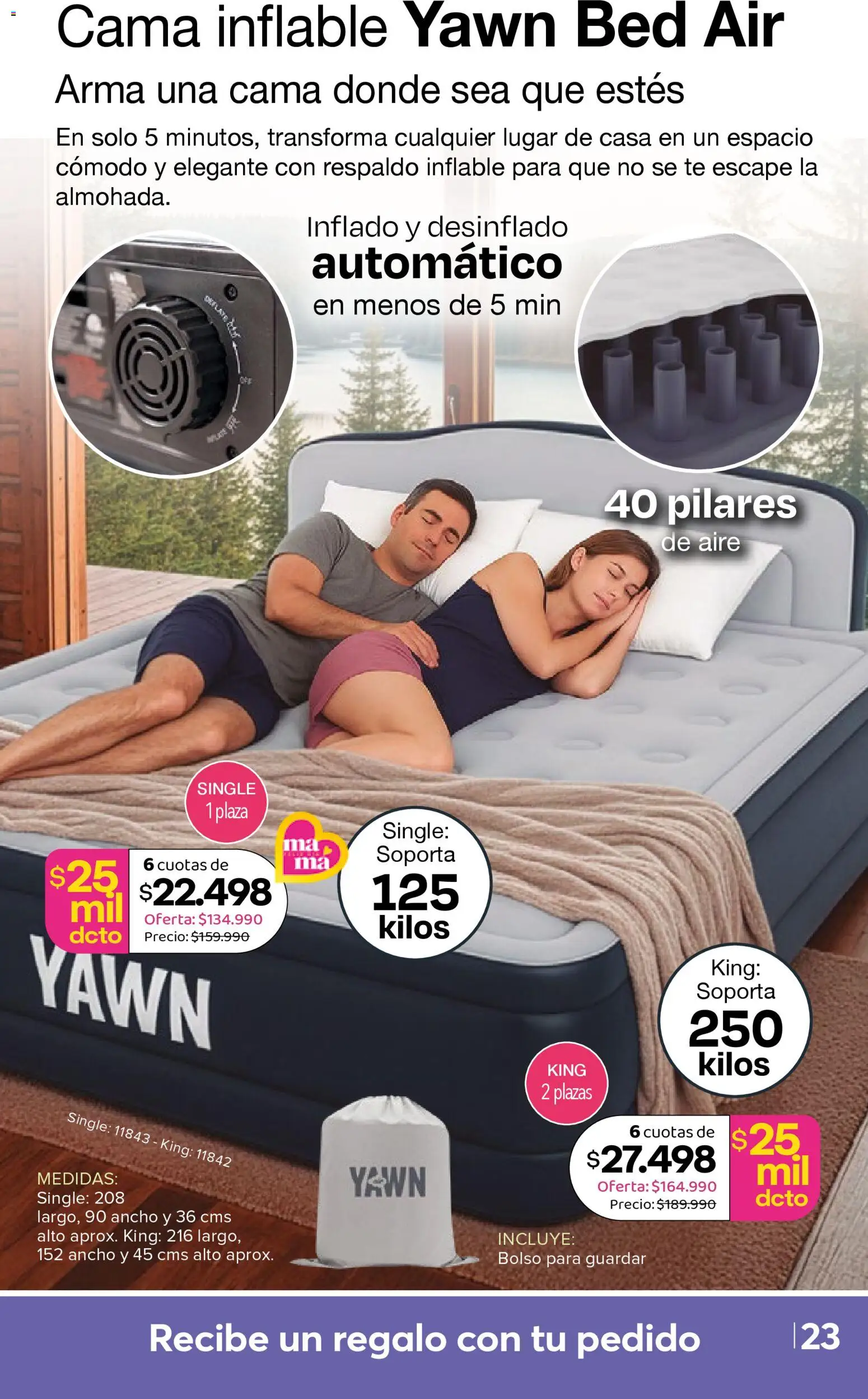 A3D Ofertas  │ válido desde el 10.04.2026 | Página: 23 | Productos: Cama, Té, Bolso