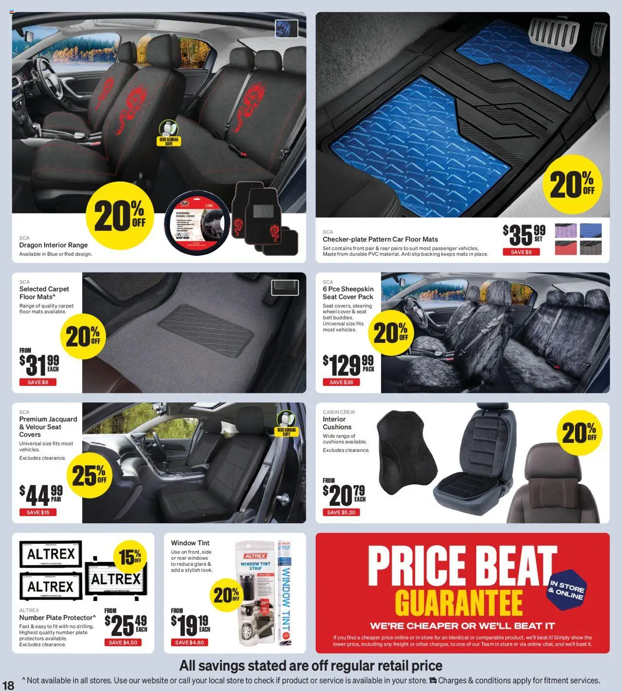 Supercheap Auto catalogue - valid from 15.10.2025 | Page: 18 | Products: Window, Slip, Sheepskin, Belt