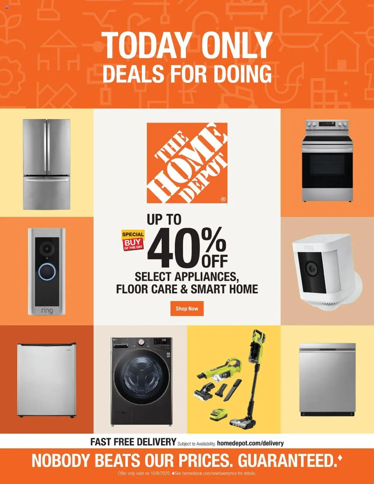 Home Depot Ad - valid from 08.10.2025 | Page: 1 | Products: Ring