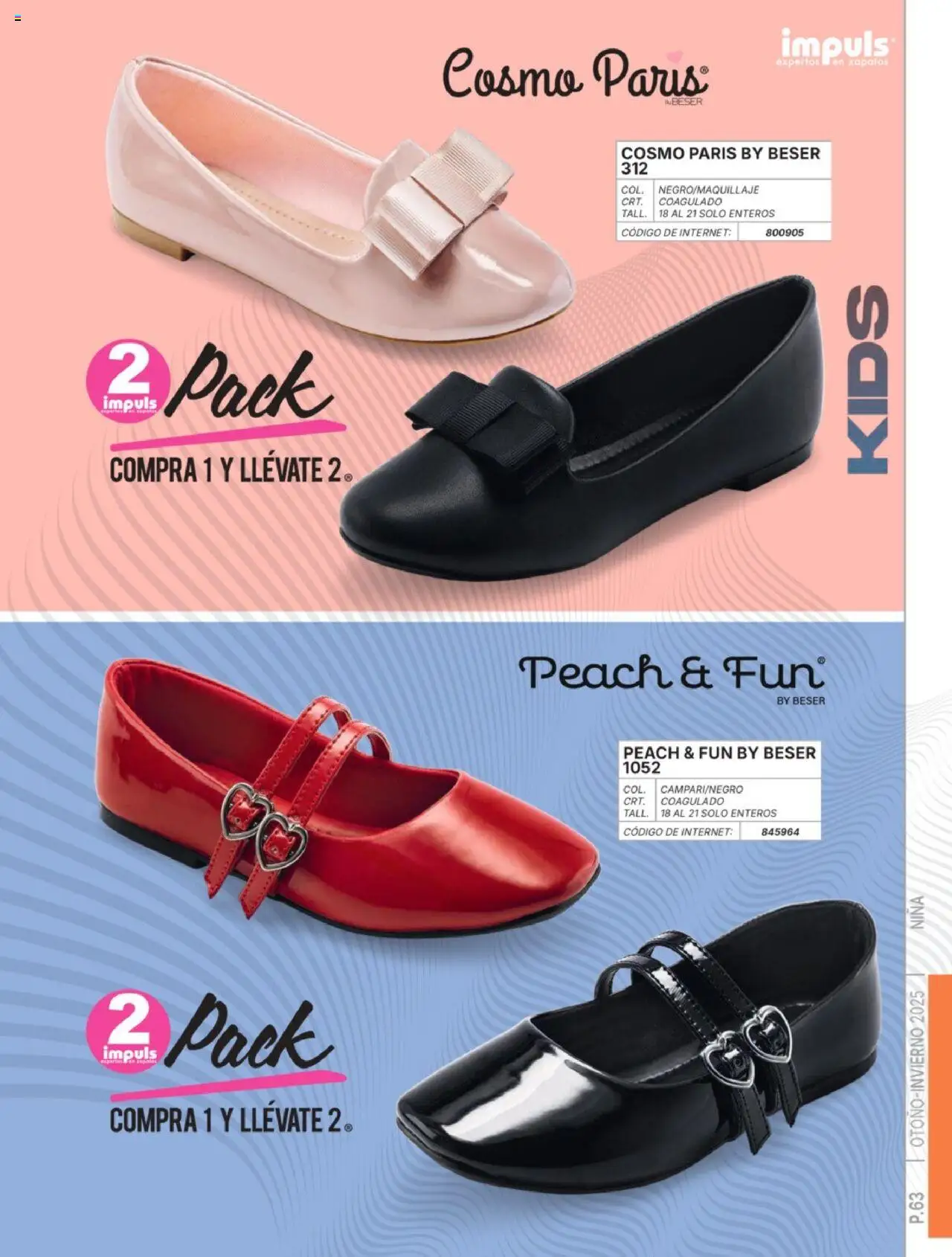Nuevas ofertas de Impuls válidas en toda la República Mexicana desde el 07.07.2025. ¡Encuentra las mejores ofertas en Impuls catálogo Niña Otoño-Invierno 2025! | Página: 65