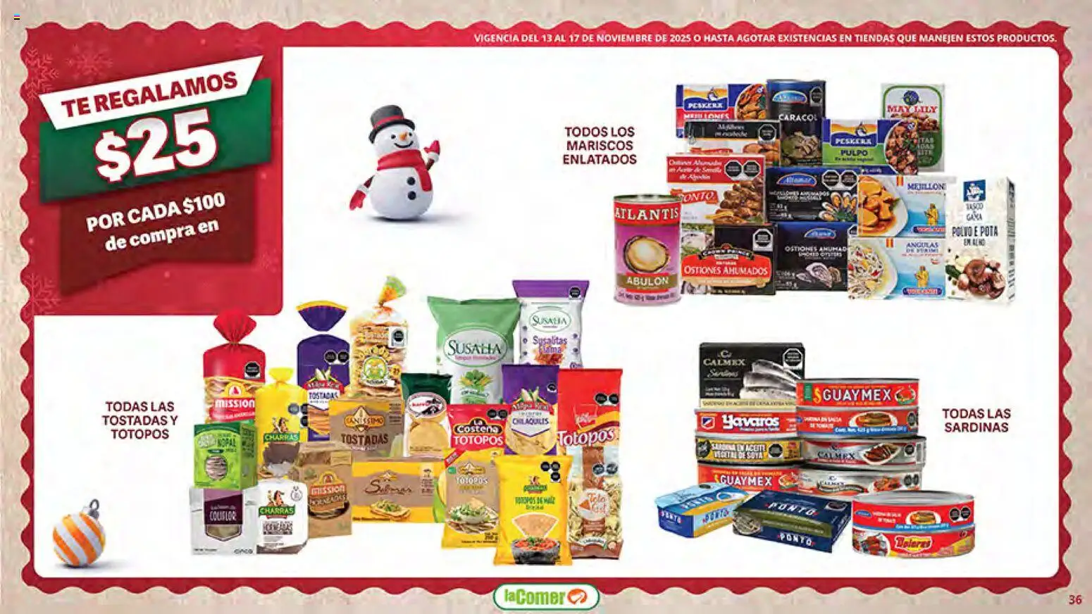 Nuevas ofertas de La Comer válidas en toda la República Mexicana desde el 13.11.2025. ¡Encuentra las mejores ofertas en La Comer Buen Fin ! | Página: 36 | Productos: Cava, Té, Polvo