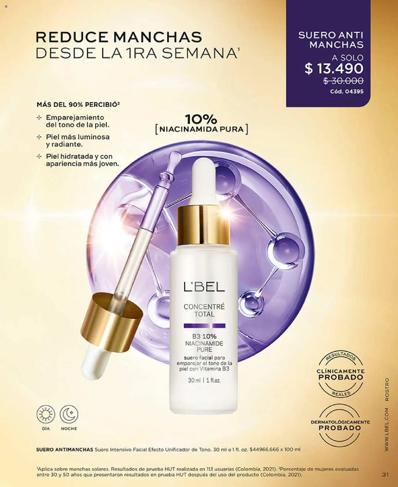 Catálogo L'Bel Campaña 7 │ válido desde el 18.04.2026 | Página: 31 | Productos: Sobre