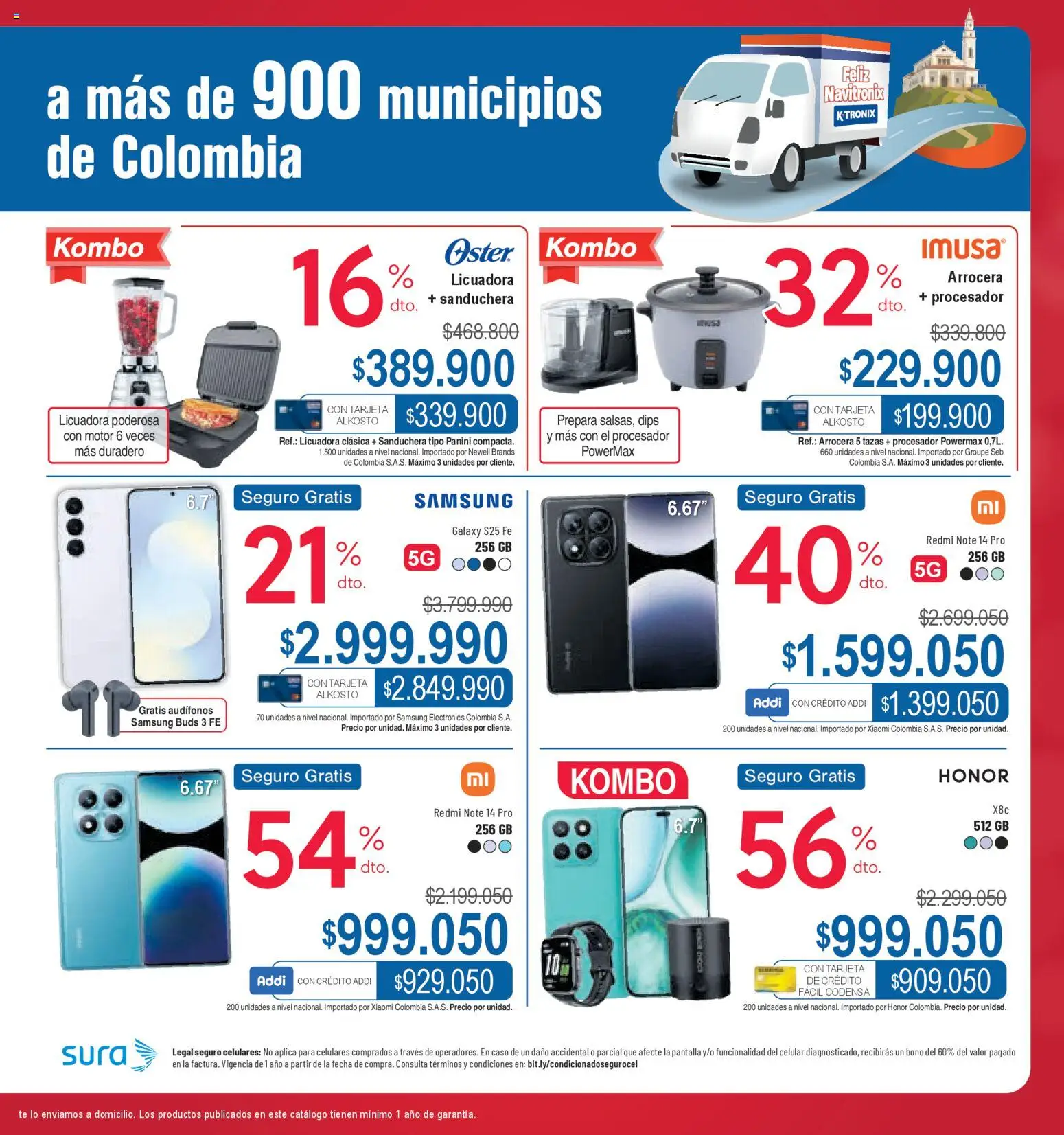 Ktronix revista - valida desde el 08.12.2025 | Página: 3 | Productos: Té, Audífonos, Caso, Licuadora