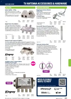 Preview of Jaycar Engineering & Scientific Catalogue 2025/2026  - valid from 09.07.2025 | Page: 435 | Products: Accessories, Amplifier, Cap, Tv