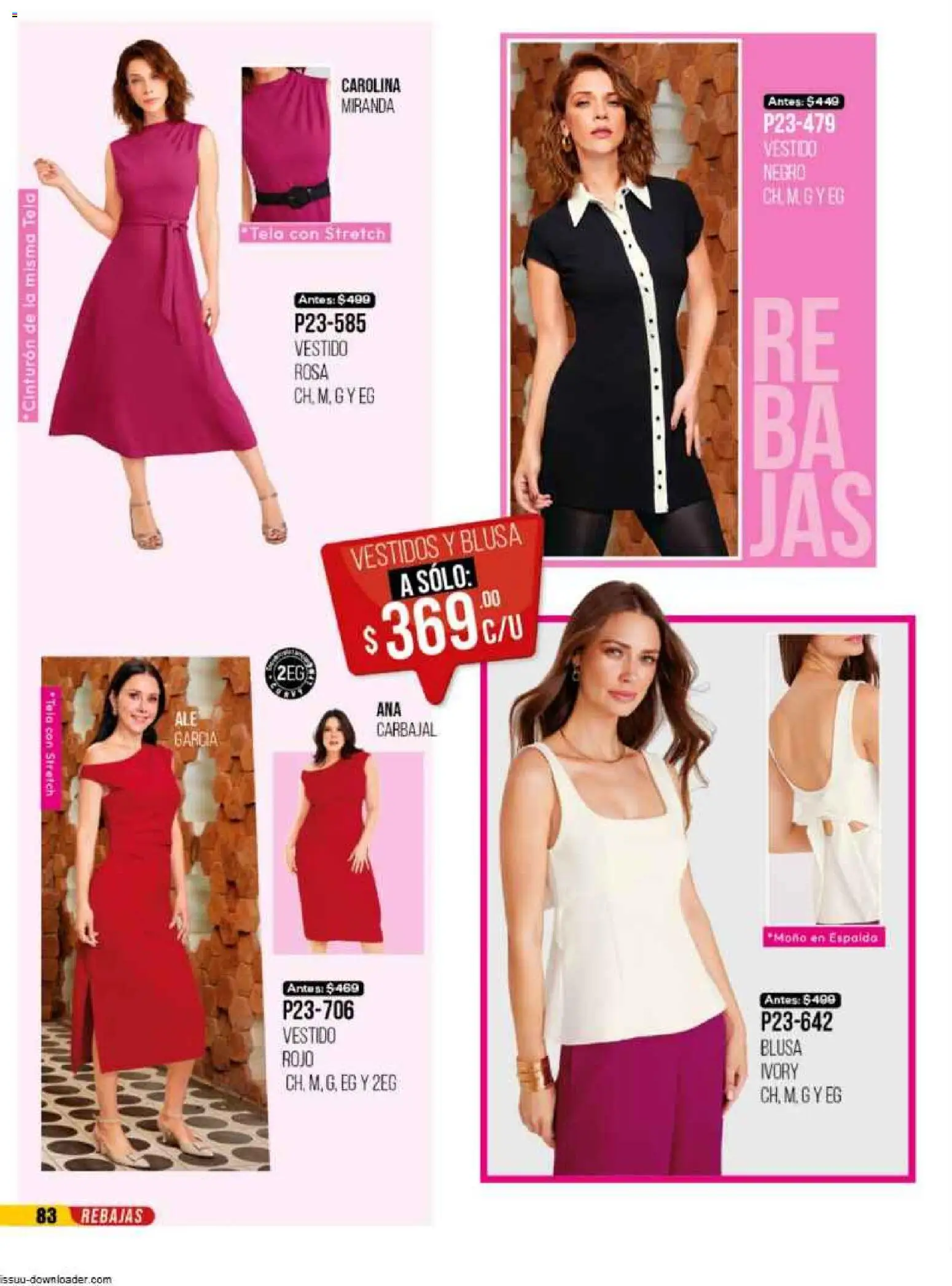 Nuevas ofertas de Cklass válidas en toda la República Mexicana desde el 31.10.2025. ¡Encuentra las mejores ofertas en Cklass catálogo Super Rebajas Ropa! | Página: 86 | Productos: Blusa, Cinturón, Vestido, Moño