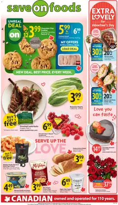Preview of Save on foods weekly flyer / circulaire from shop Save on foods valid from 12.02.2026