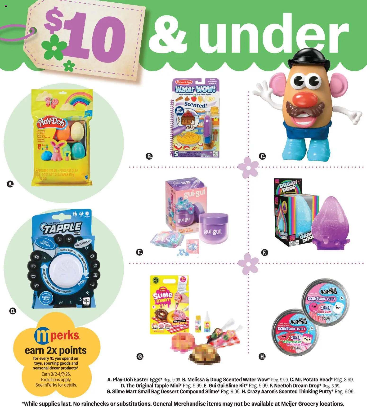 Meijer Meijer Easter Gift Guide - valid from 18.03.2026 | Page: 2 | Products: Pizza, Water, Watermelon, Bag