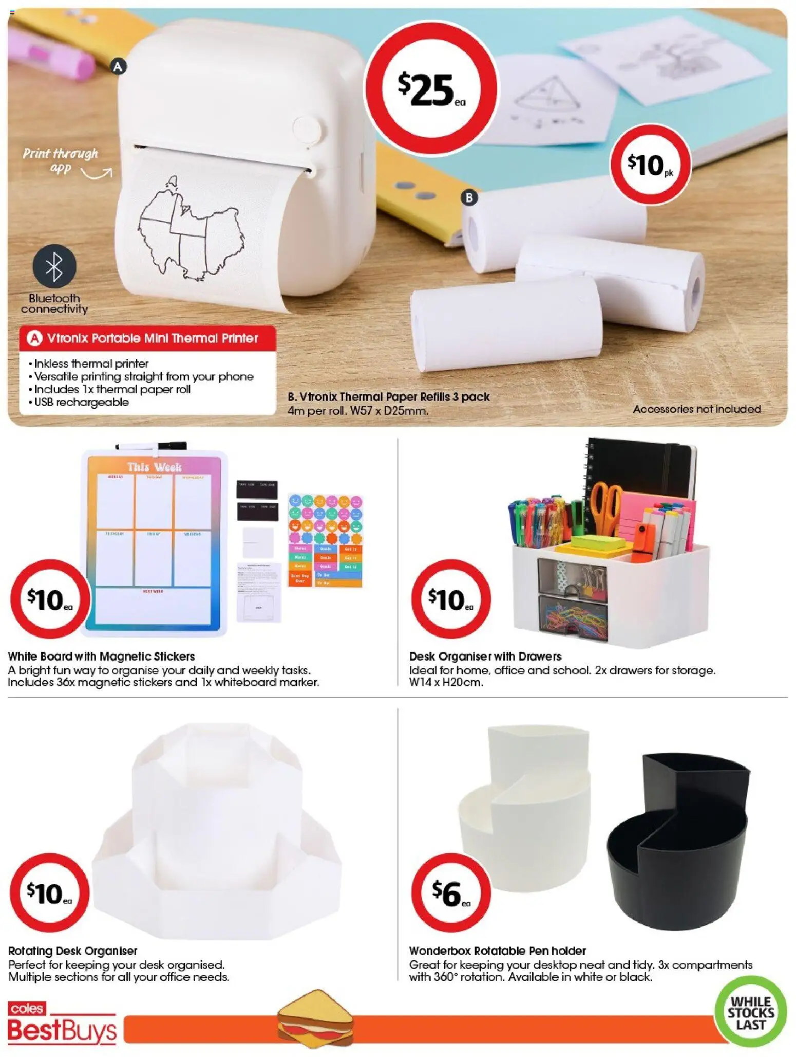 Coles catalogue - valid from 16.01.2026 | Page: 6 | Products: Accessories, Phone, Desktop, Usb