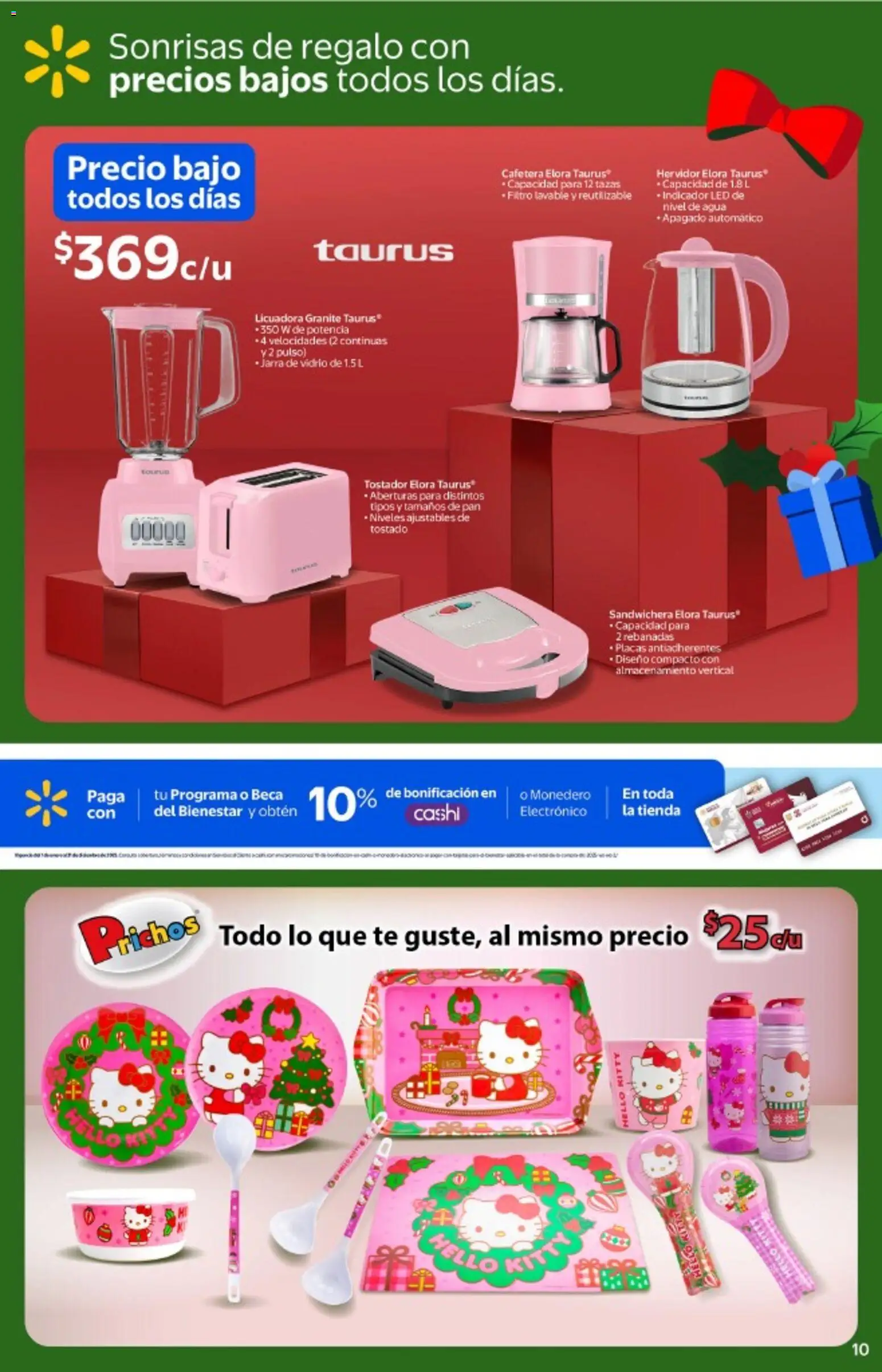 Nuevas ofertas de Walmart válidas en toda la República Mexicana desde el 26.11.2025. ¡Encuentra las mejores ofertas en Walmart folleto! | Página: 10