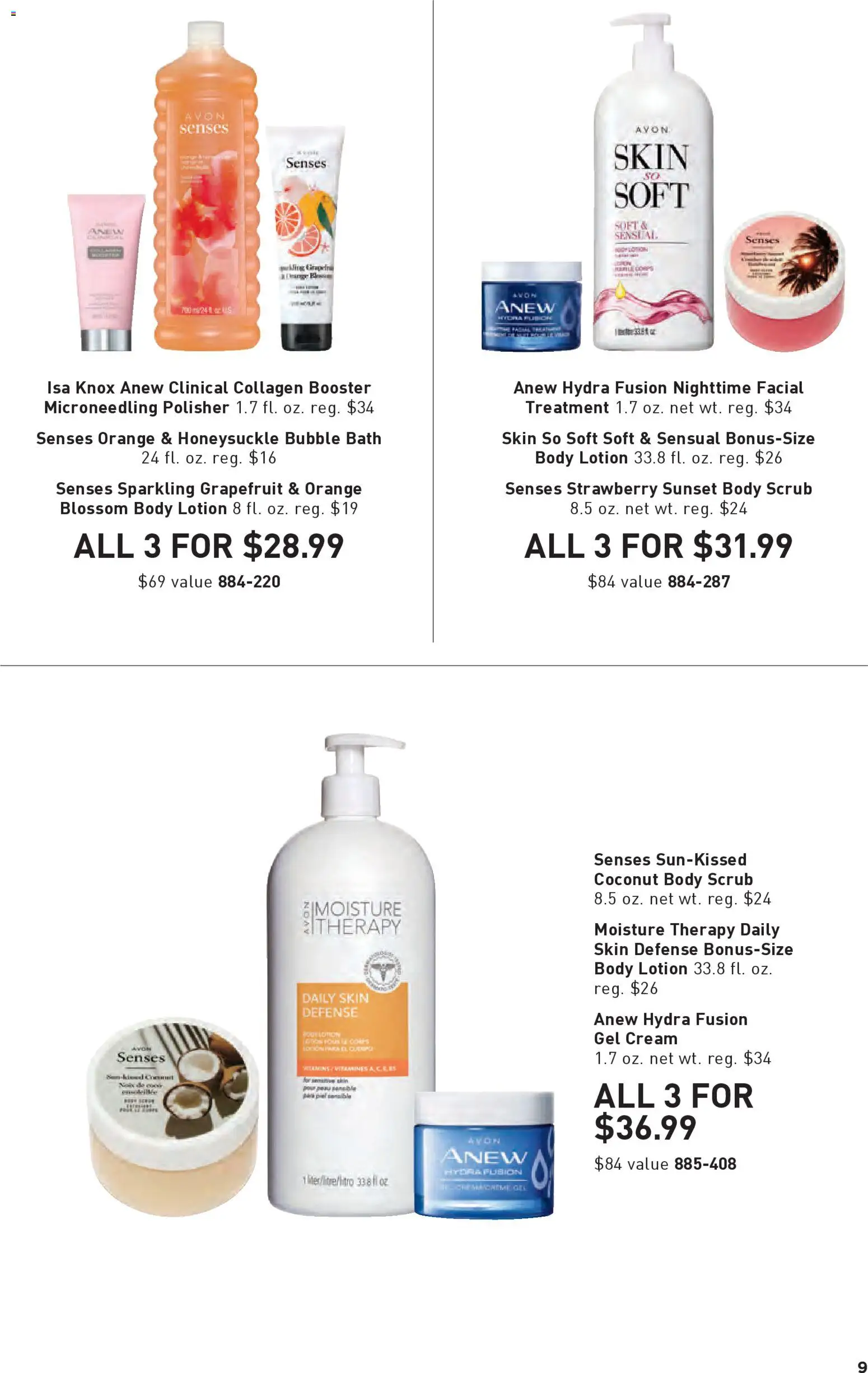 Avon Good Buys Flyer - valid from 22.10.2025 | Page: 9 | Products: Polisher, Fusion, Cream, Grapefruit