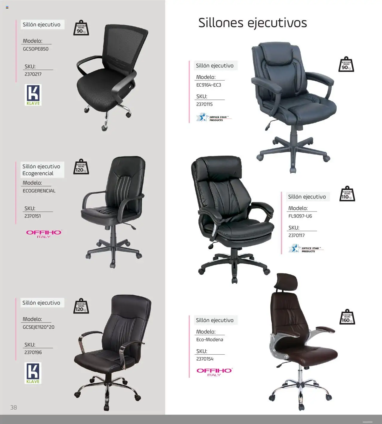 Nuevas ofertas de Ofix válidas en toda la República Mexicana desde el 17.08.2025. ¡Encuentra las mejores ofertas en Ofix - Catálogo Espacios! | Página: 38 | Productos: Sillón