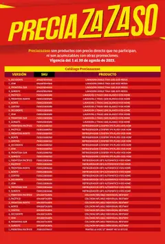 Nuevas ofertas de Soriana válidas en toda la República Mexicana desde el 01.08.2025. ¡Encuentra las mejores ofertas en Soriana - Catálogo Preciazazaso Mercado Nacional! | Página: 199
