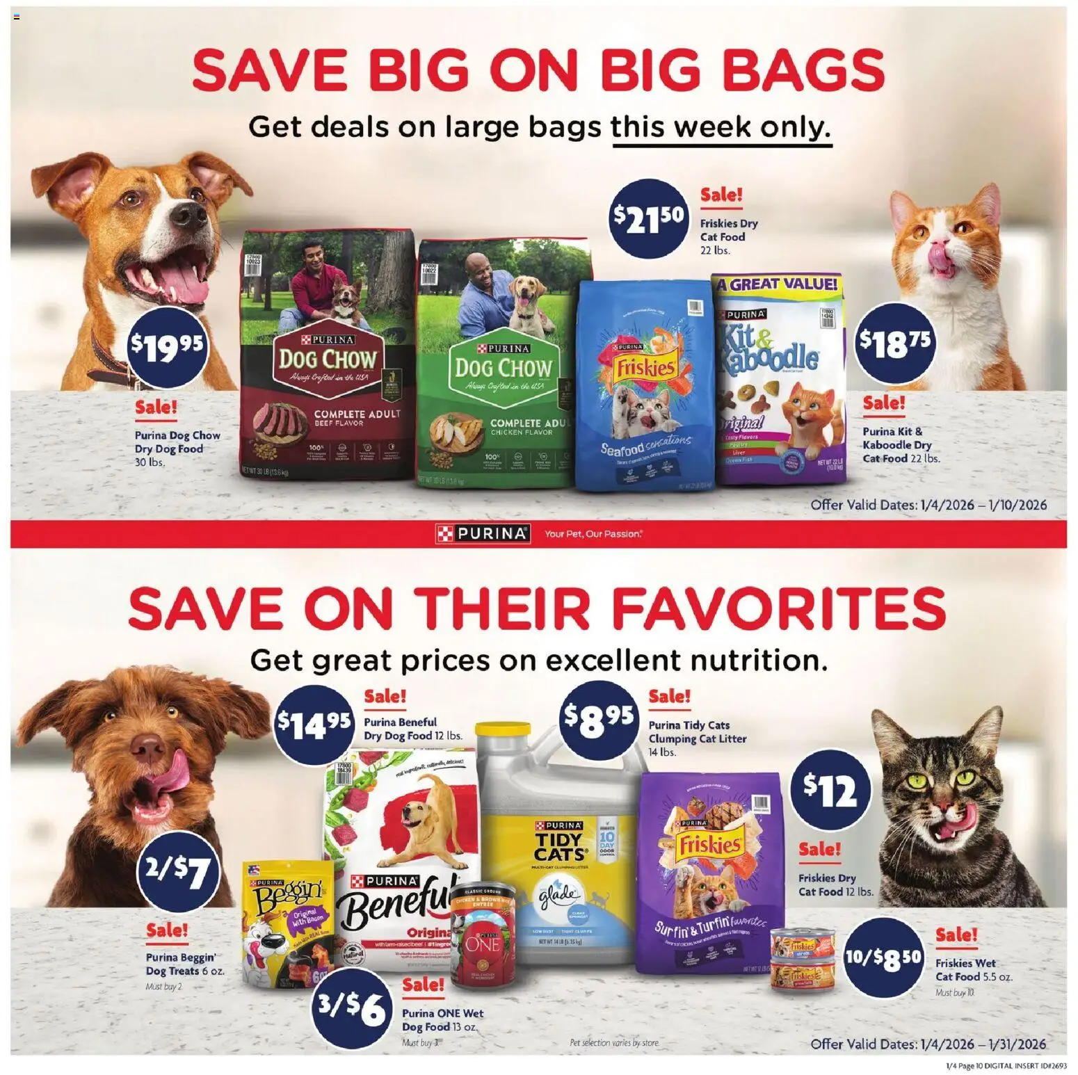 Family Dollar Grand Opening - valid from 04.01.2026 | Page: 11 | Products: Dog Treats, Cat Food, Fish, Beef