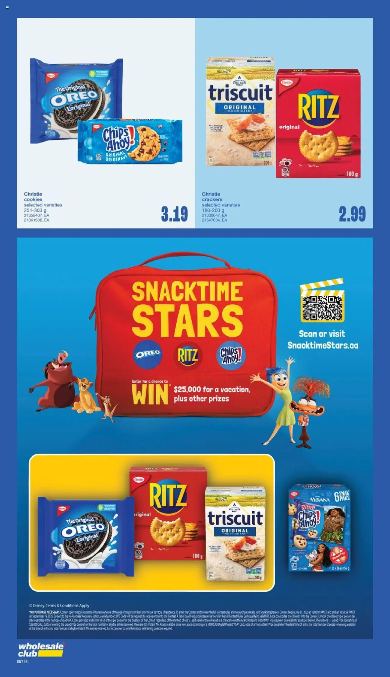 Wholesale Club flyer valid from 31.07.2025 | Page: 50 | Products: Chips, Cookies