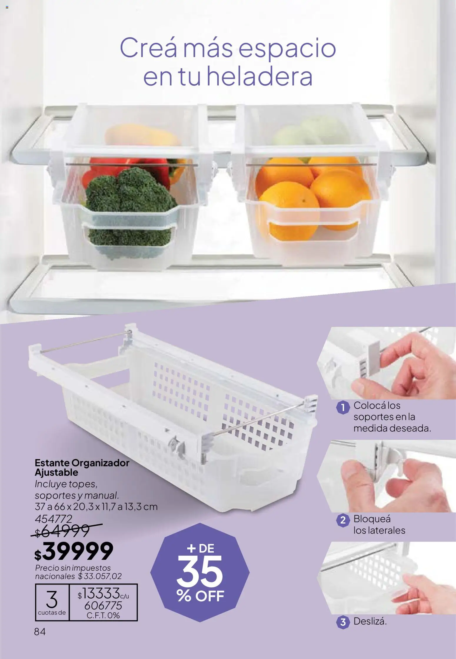 Tupperware Folleto de Campaña 2/2026 │ válido desde el 18.12.2025 | Página: 85 | Productos: Organizador, Estante, Heladera