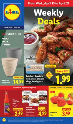 Preview of Lidl weekly ads valid from 15.04.2026