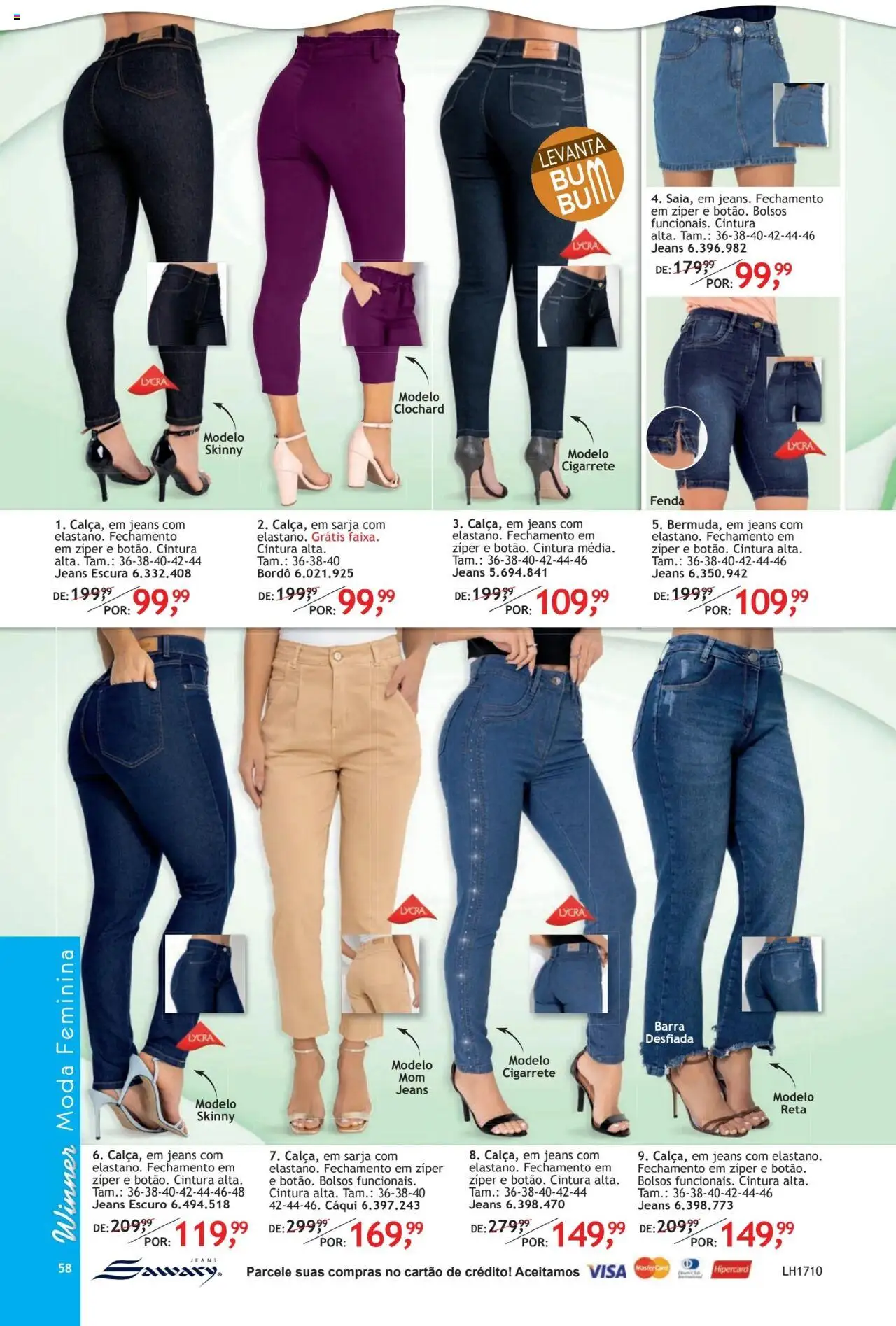 Quatro Estações Folheto - válido de 01.10.2025 | Página: 58 | Produtos: Caqui, Jeans