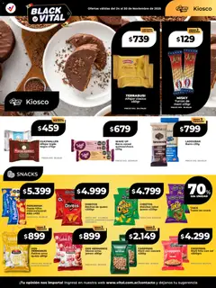 Vista previa Vital ofertas válido desde el 24.11.2025 | Página: 17 | Productos: Leche, Castañas de caju, Alfajor, Turrón