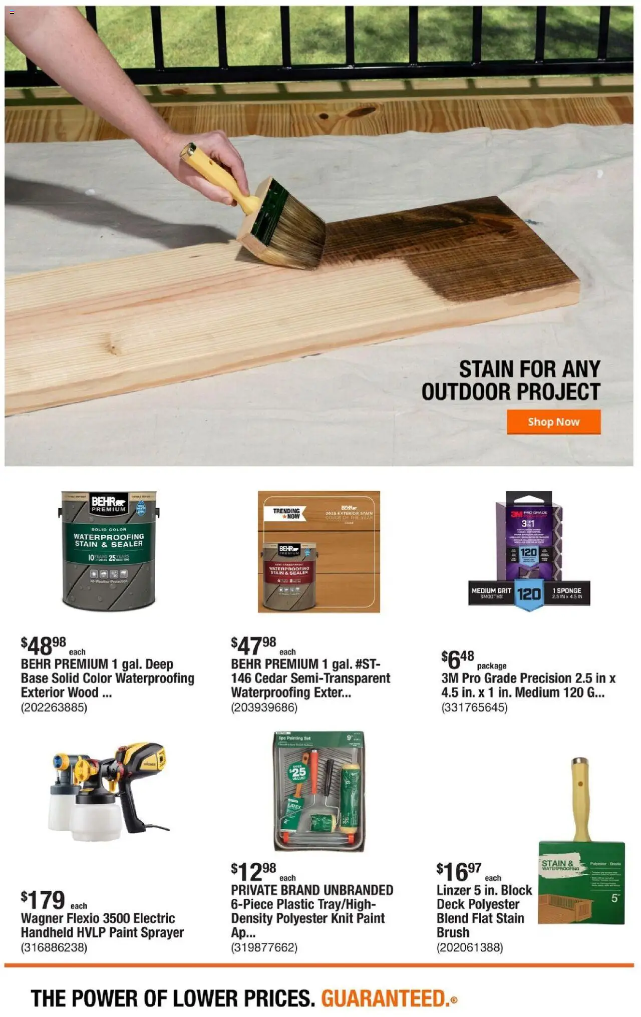 Home Depot Weekly Ad - valid from 07.08.2025 | Page: 7 | Products: Brush, Sponge