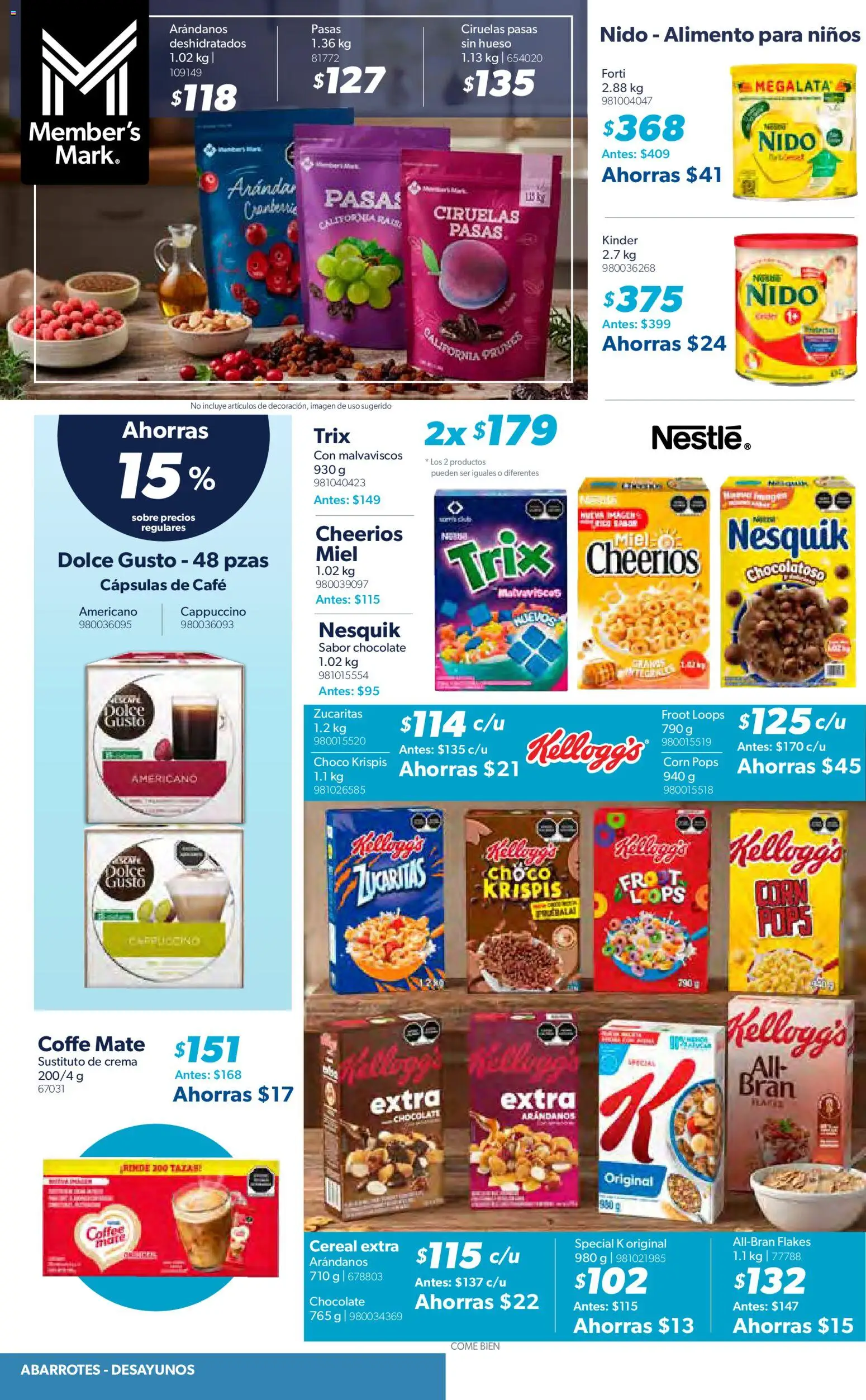 Nuevas ofertas de Sam's Club válidas en toda la República Mexicana desde el 01.04.2026. ¡Encuentra las mejores ofertas en Sam's Club catálogo! | Página: 10