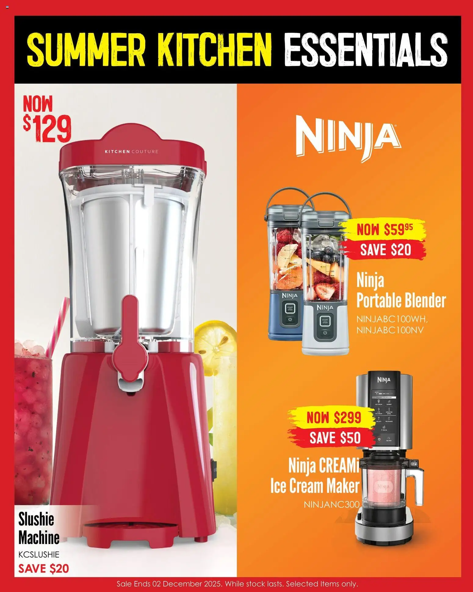 Barbeques Galore catalogue - valid from 12.11.2025 | Page: 8 | Products: Cream, Ice cream, Blender, Portable