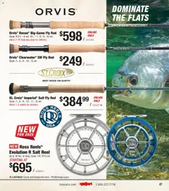 Preview of Cabela's weekly ads valid from 21.04.2025 | Page: 47 | Products: Fly Rod, Salt, Rod