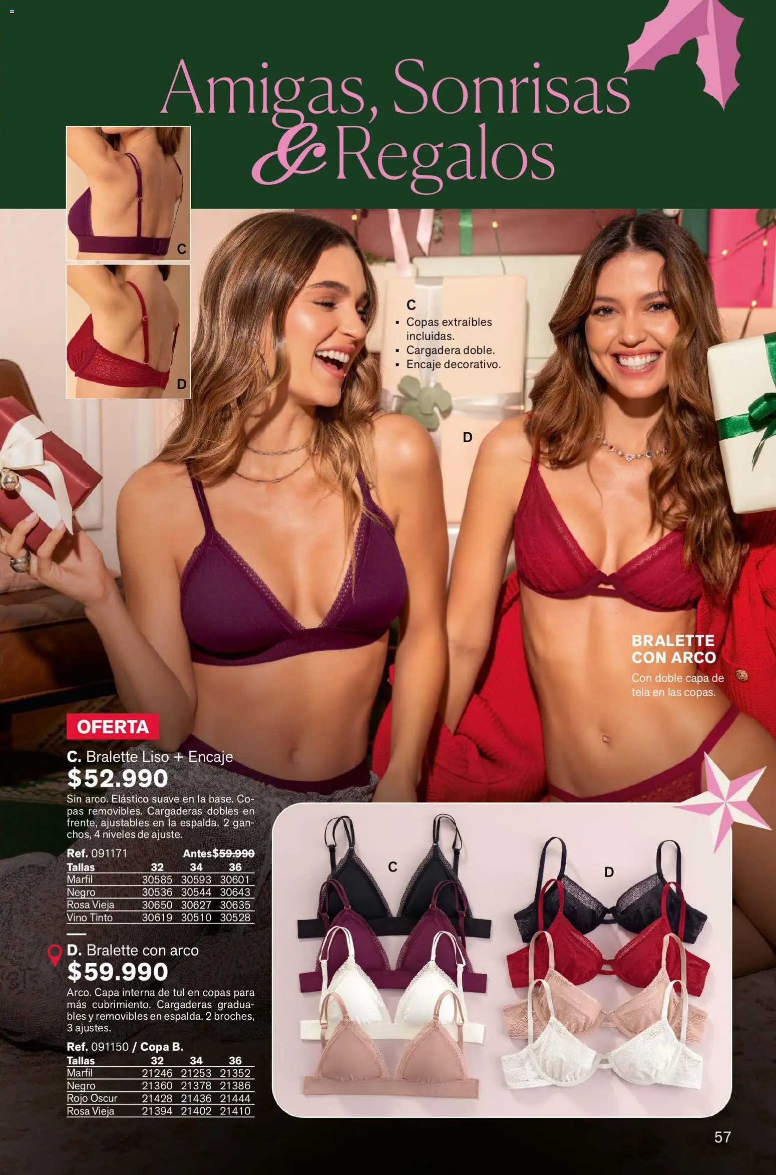 Leonisa revista - valida desde el 13.11.2025 | Página: 57 | Productos: Brazo de reina, Vino