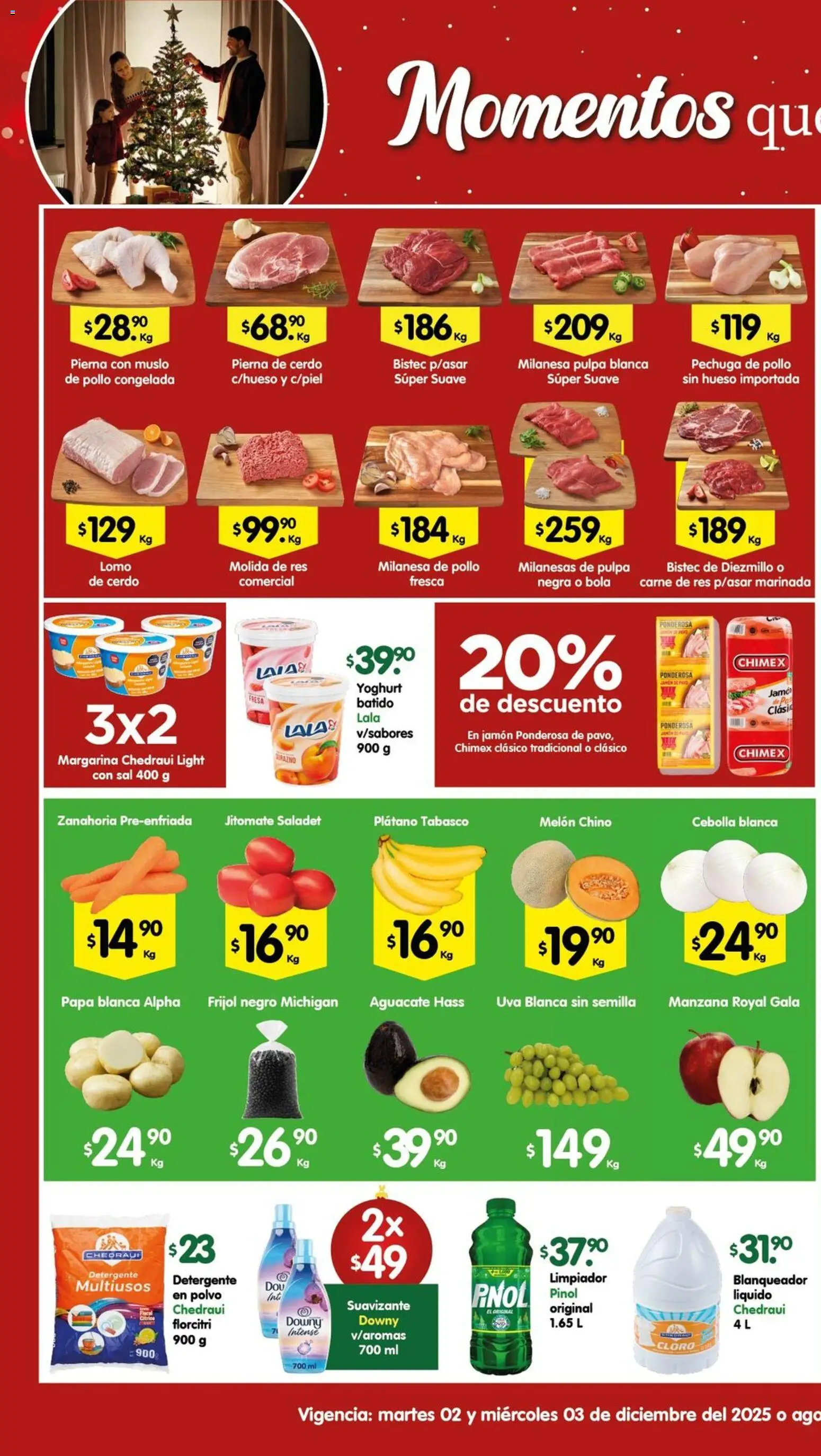 Nuevas ofertas de Arteli válidas en toda la República Mexicana desde el 02.12.2025. ¡Encuentra las mejores ofertas en Arteli folleto! | Página: 1 | Productos: Cebolla, Plátano, Manzana, Cerdo