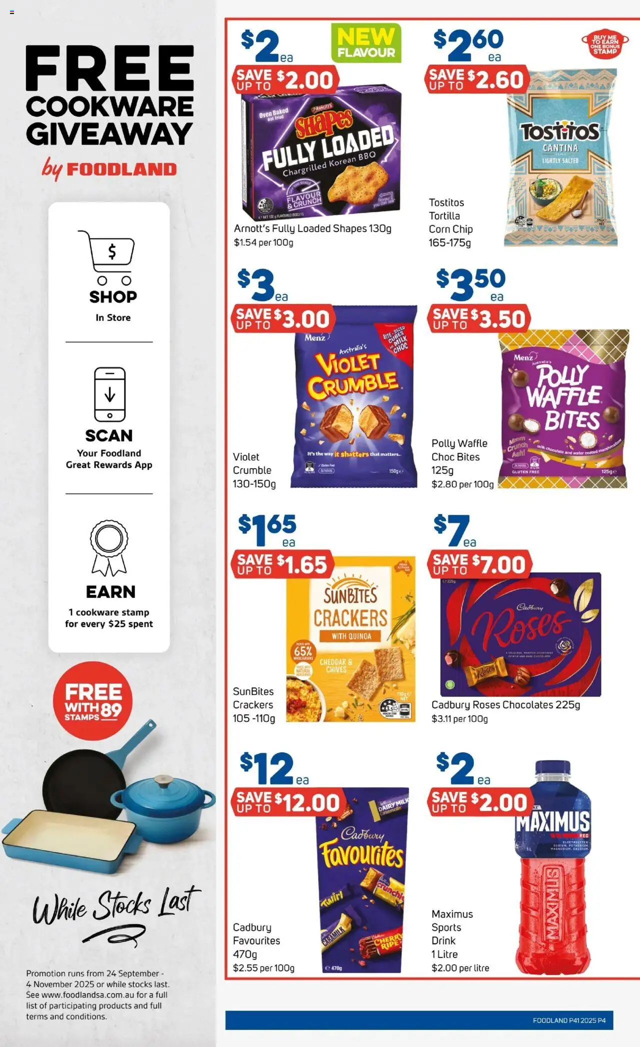 Foodland catalogue - valid from 08.10.2025 | Page: 2 | Products: Dairy, Chocolate, Cookware, Biscuits