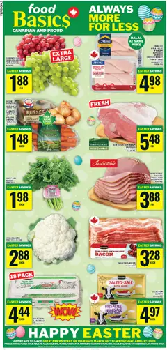 Preview of Food Basics weekly flyer - Ancaster from shop Food Basics valid from 26.03.2026