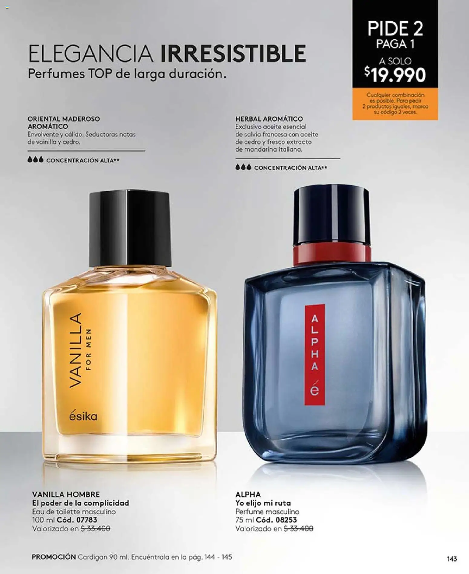 Catálogo Ésika Campaña 5 │ válido desde el 01.03.2026 | Página: 143 | Productos: Top, Perfume, Cardigan, Aceite