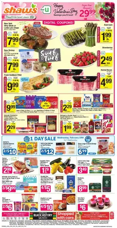 Preview of Shaw's weekly ads valid from 13.02.2026