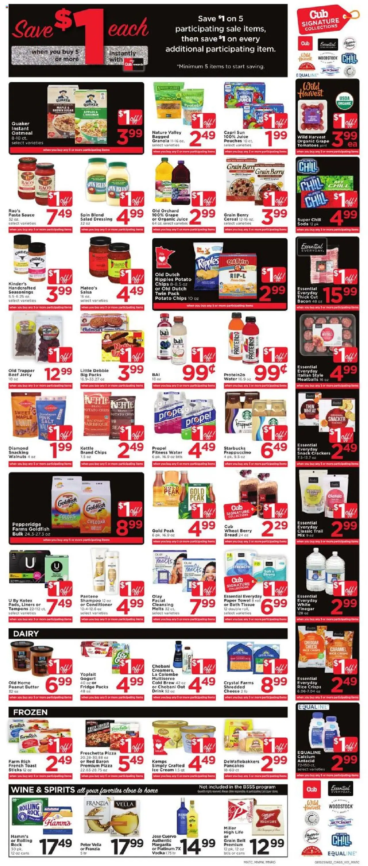 Cub Foods Weekly Savings - MN - valid from 10.08.2025 | Page: 7 | Products: Vinegar, Bath, Sugar, Belt