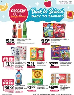 Preview of Grocery Outlet weekly ads valid from 30.07.2025